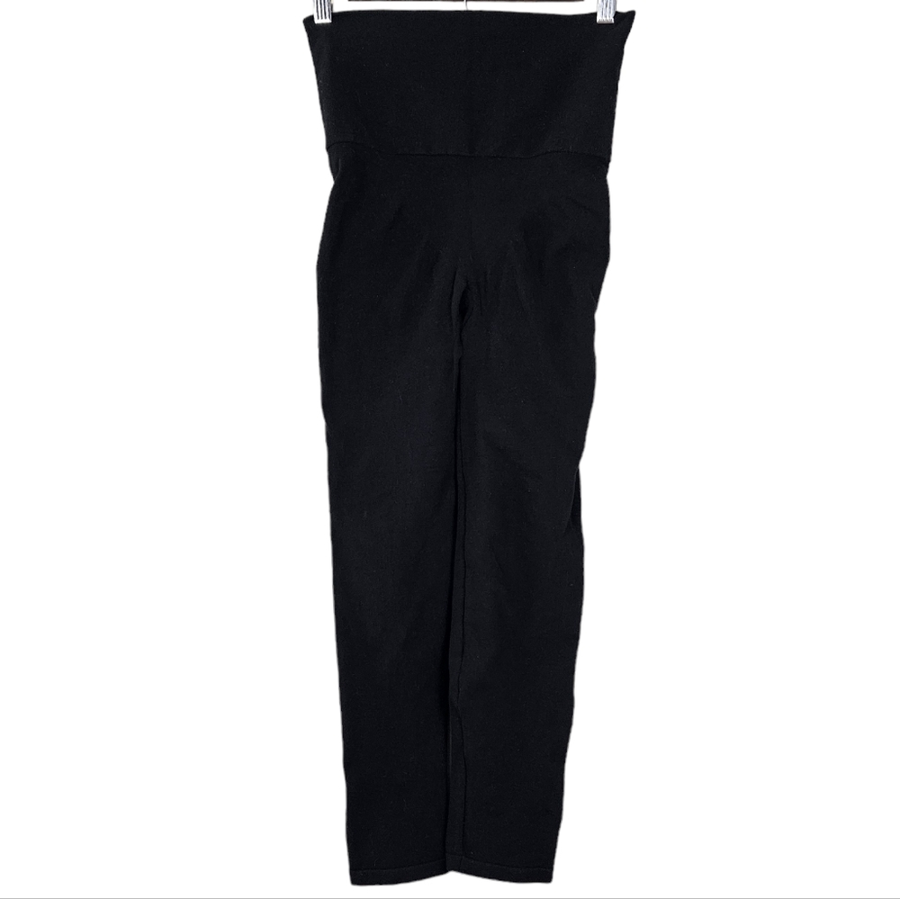 Spanx Look At Me Seamless Solid Black Leggings - image 2